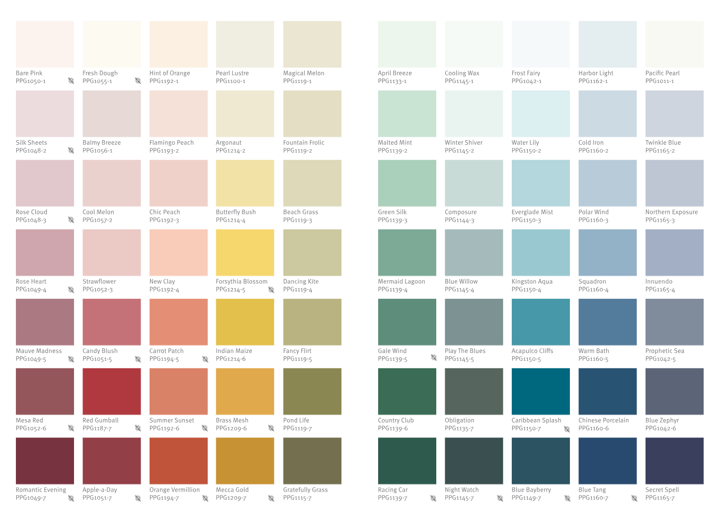 Colour Chart 2